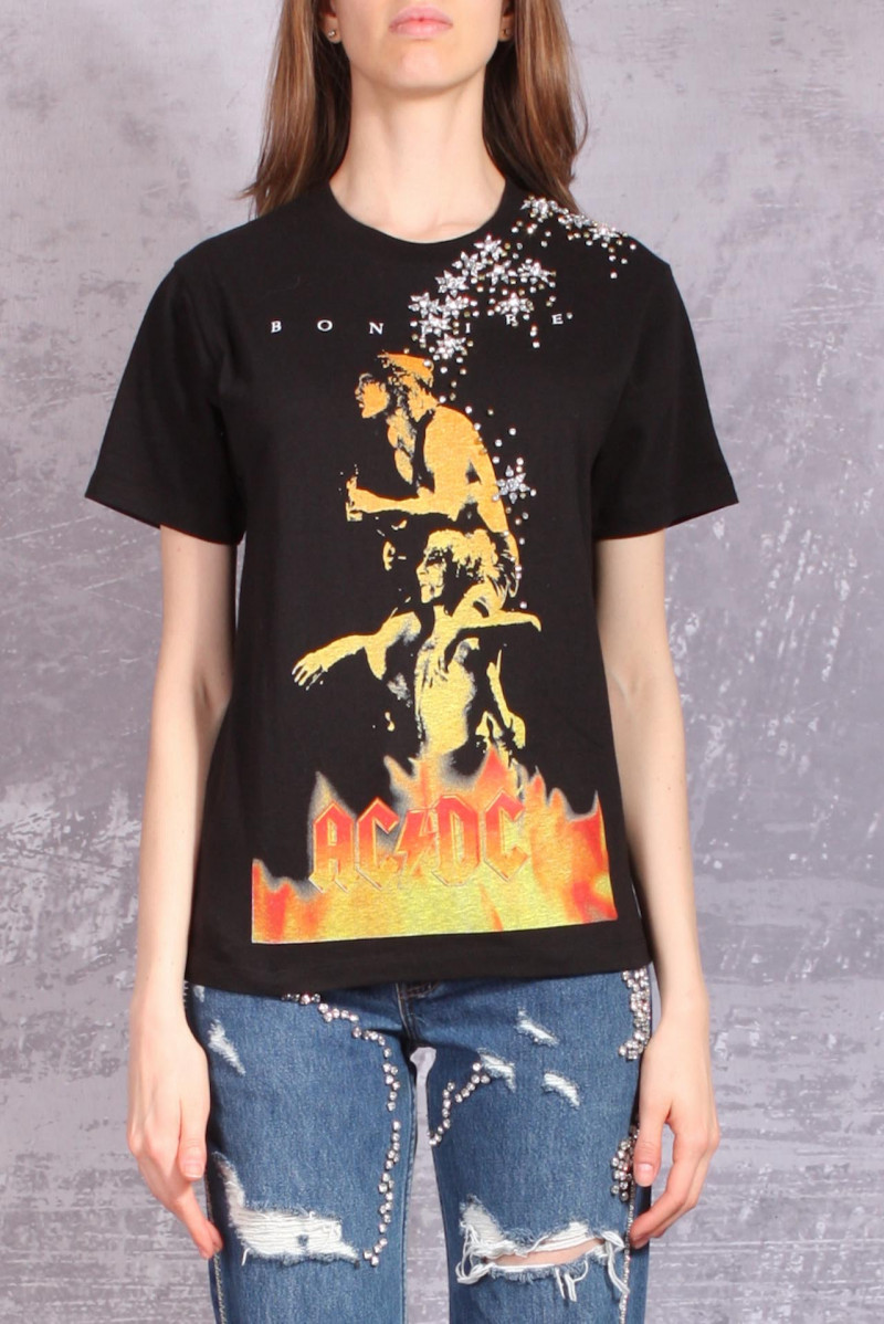 Shop Palm Angels Firestarter Graphic Tee